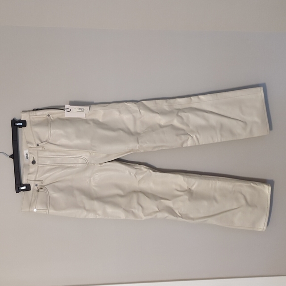 AGOLDE Recycled Leather Jeans, Size 30, Color Powder - Picture 2 of 5